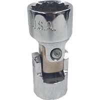 SK Hand Tool 40565 - 15mm 12PT Flex Chrome Socket - 3/8" Drive